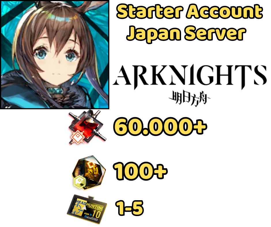 [JP]Arknight Reroll 60000+ Orundum